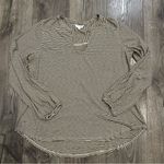 Lucky Brand Women's Long Sleeved Peasant Top V Neck Elastic @ Cuffs FLAW XL Photo 8