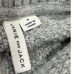 Janie and Jack Gray Cable Knit Shawl Collar Cardigan Button Front Sweater 8 Photo 3