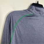 Colosseum heathered blue Notre Dame quarter zip pullover fitted women size large Photo 6