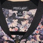About A Girl Semi Sheer Floral Jacket Photo 3