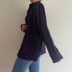 Chico's Purple Zip Up Sweatshirt Photo 3