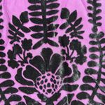 STUDIO M Dress Medium‎ Silk Blend Velvet Floral Halter Neck Purple Y2K Boho 90s Photo 3