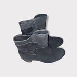 Ecco  Black Leather Booties  Size 7 Photo 3