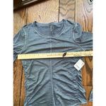 Free People Movement FP Right On Run Long Sleeve Layer Skyline Blue Sz Small New Photo 4