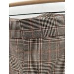 Banana Republic NWT  Ryan Slim Straight Plaid Cotton Wool Pants Womens Sz 16 Long Photo 6