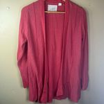 Anthropologie Angel of the North Cashmere Blend Size LG Watermelon Knit Cardigan Pink Photo 0