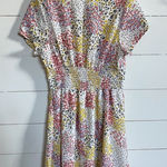 Le lis  Floral Mini Dress White Red Yellow Cute Summer Casual Sun Dress - S EUC Photo 0