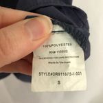 Lush Clothing Lush Blue & Grey Open Back Deep V-Neck Dress Womens S Fit & Flare Party Mini Photo 3