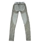 Gymshark Olive Green Logo Waist Flex Low Rise Seamless Leggings SMALL S band Photo 4