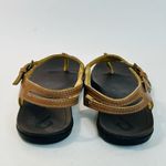 OluKai 'Eheu Thong Sandal in Kona Coffee Brown Leather size 6 Tan Photo 5