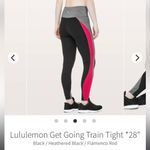 Lululemon Get Going Train Tight 28 in Full-On Luxtreme – Size 4, great condition Photo 1