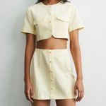 ZARA Yellow Skirt Photo 0