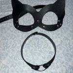 Cat Woman Mask & Necklace Black Size undefined Photo 0