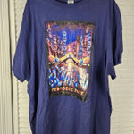 Disney Parks Womens Blue Periodic Park Element City Short Sleeve Tshirt 3XL Photo 0