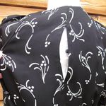 Joie NWT  Black Silk Print Wrap Dress Photo 7