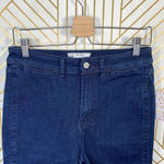 Free People So Chic Biker Denim Short Rinse Cobalt Photo 2