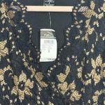 Rue 21 🏷️💛 NWT  Black and Gold Floral Lace Dress Size Small Photo 4