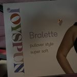 Joyspun Women's Square Neck Ribbed Bralette Size XS Pink Photo 3