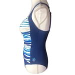 Disney Parks Minnie Mouse Retro Blue & White Striped One Piece Swimsuit Photo 64