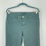 J Brand Capri Womens Jeans Size 31 Sage Green Leggings Colored Denim Pants Photo 2