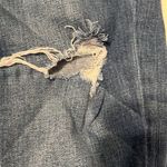 Express Jeans sz 6 faded feathered distressed cropped legging jean EUC Blue Photo 3