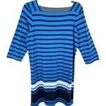 L.L.Bean Cotton Mariner Striped Dress Medium Photo 0
