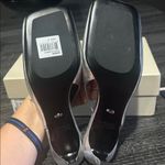 Tony Bianco  Metallic Silver heels size 7 Photo 5