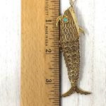 Antique Koi fish pendant, Art Deco c1930s Photo 14