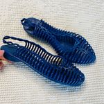 80’s Vintage Blue Jelly Shoes Size 7 Photo 0