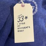 I Stole My Boyfriend’s Shirt Women California Smiley Sweatshirt | Size: XS/S Blue Size undefined Photo 7