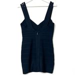 Alice + Olivia  Bandage Black Bodycon Dress Photo 2