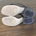 MIA  Isabeli Shoes Womens Size 6M Black Block Heel Slip On Leather Sandals Dressy Photo 6