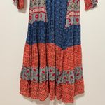 ZARA Patchwork Floral Print Midi Dress Size XS Blogger Fave RARE Oversized Photo 8