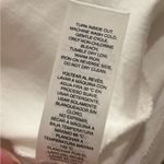 Chico's Chico’s White Beach Summer Short Sleeve Tee Shirt Size XL (3) Photo 5