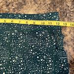 Pop Fit Teal Green with‎ White Specks Ankle Leggings Small Photo 4