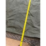 Everlane ReNew Anorak Primary Dark Green Long Rain Coat Womens Size Small Photo 6