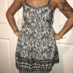 Trixxi NWT Three Pink Hearts  Small Black and White Spaghetti Strap Mini Dress Photo 0