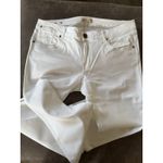 CAbi Women’s White Denim Skinny Jeans Size 12 Photo 0