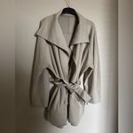 Lululemon  Softstreme Belted Wrap Jacket Sz XL/XXL Trench Tan Photo 1