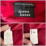 Vintage Dennis Basso Red Wool Cashmere Coat Hooded Faux Fur Trim Scarf Small Photo 8