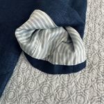 Brooks Brothers Black Fleece  Linen Navy Gold Button Womens Blazer Size BB2 Photo 5