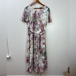 JEMMA Floral Print Maxi Summer Dress size 14W Pink Photo 1