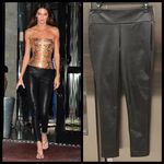 Kendall + Kylie ๐๐ Black Faux Leather Leggings L Photo 1