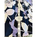 Rabbit Purple Navy Purple Floral Dress NWT | Size 4 | Bubble Sleeve Fit & Flare Photo 9
