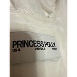 Princess Polly Women's White Sleeveless Lace Scalloped Tank Mini A Line Dress 4 Photo 2