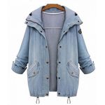 SheIn Light Blue Denim Jacket Photo 1