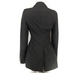 William Rast  Military Blazer Black Size XS Double Breasted Coat Jacket Career Photo 2