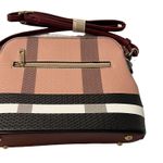 Peta Approved Vegan Leather Purse Tan Black White Burgundy NWT Photo 3