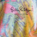 Lilly Pulitzer  Palmetto Henley Tee Shirt Dress Hot Spot Photo 1