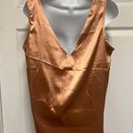 Blissshow Copper Sleeveless Work Office Camisole Summer Blouse Photo 5